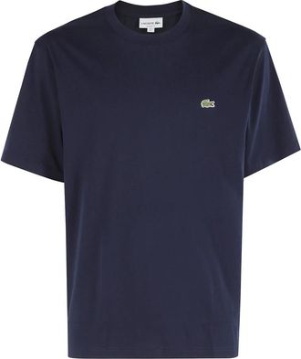 Lacoste Classic Fit Katoenen T-Shirt - Heren - T-shirts - Blauw - S - Katoen - Tops