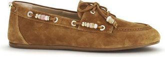 Stuart Weitzman Calf Leather Bos Taurus Slip-On Womens Loafers