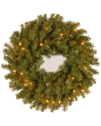 National Tree Company 48In Norwood Fir Wreath With Clear Lights