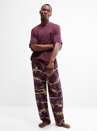 Cyberjammies Mens Wild animal pyjama pant