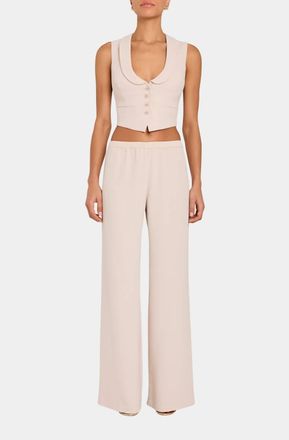 Amanda Uprichard Mariko Pants In Bone