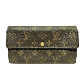 Louis Vuitton Pre-owned Wallets, male, Brown, Size: ONE SIZE Pre-owned Pochette Portemonnaie Credit Monogram Long Wallet