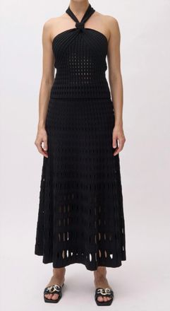 SIMKHAI Drue Midi Skirt In Black