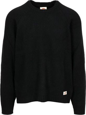 Dickies Rondgebreide trui - Heren - Ronde hals truien - Zwart - XL - Wol - Truien & Vesten