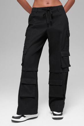 Alo | Mid-Rise Scout Cargo Pants in Black, Size: Medium