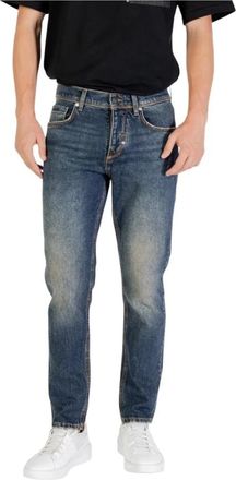 Antony Morato Stoere Zip Jeans voor herfst/winter - Heren - Slim Fit Jeans - Blauw - W30 - Katoen - Jeans