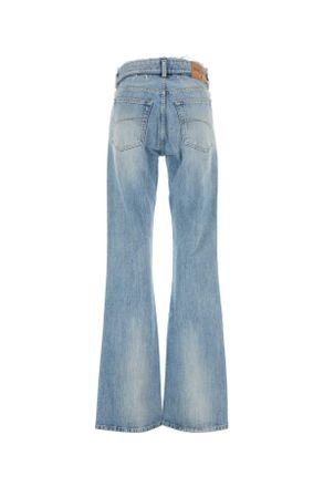 Balenciaga Womens Denim Jeans Nineties Exterior: Cotton