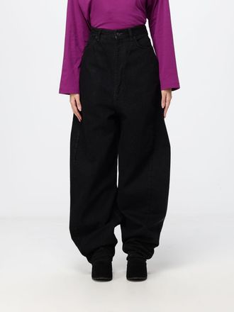 Balenciaga High-Waisted Baggy Wide-Leg Jeans in Cotton Denim