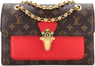 Louis Vuitton Victoire Handbag Monogram Canvas and Leather shoulder bag - Bruin