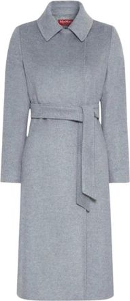 Max Mara Bcollag Jas - Dames - Mantels - Grijs - Maat: M Wol