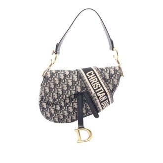 Dior Pre-owned Dior Oblique Canvas Saddle Bag Ladies 1K02FDKYNVEHIOJA