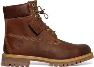 Timberland Vintage leren laarzen - Heren - Veterlaarzen - Bruin - 42 EU - Leer - Schoenen