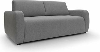 Divani.Store Divani.store - Duna Divano letto matrimoniale con materasso 20 cm in tessuto impermeabile T03 215 cm (mat. 160x197) grigio