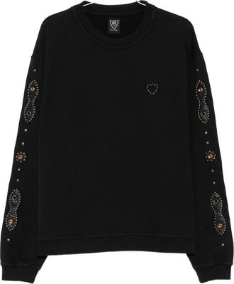 HTC Moustache Stud-embellished Sweatshirt