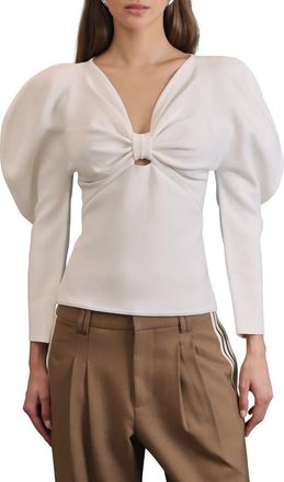 Avec Les Filles Exaggerated Dolman Sleeve Sweater in Cream at Nordstrom, Size Large