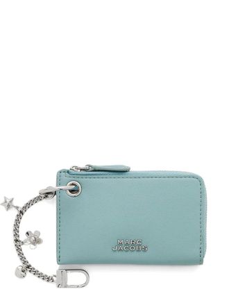 Marc Jacobs The Coin Purse zip leather wallet - women - Leather - One Size - Blue