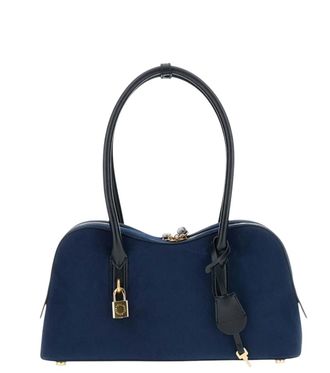 Stella McCartney Dark Blue Ryder Large Shoulder Bag