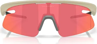 Oakley Gender Inclusive Rslv Lite 50mm Rectangle Sunglasses in Matte Sand/prizm Trail Torch at Nordstrom
