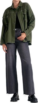 Elan Cosmo Jacket In Olive