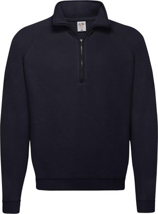 Fruit Of The Loom Fruit of the Loom Uniseks Klassiek Sweatshirt met Kwart Ritssluiting voor Volwassenen (Deep Navy)