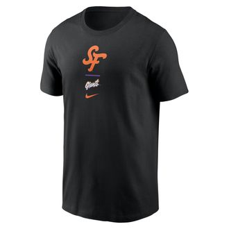 Nike San Francisco Giants City Connect 2-Hit Nike Mens MLB T-Shirt in Black | N19900AGIA-V0M