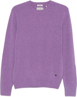 IMPURE Charlie crew-neck sweater - men - Nylon/Wool - M - Purple