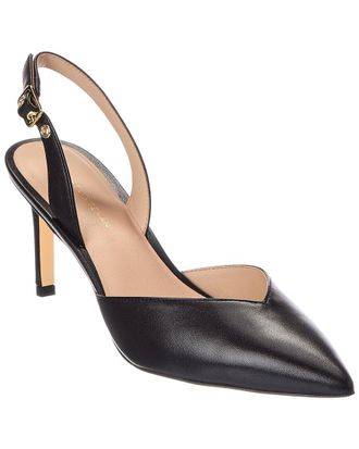 Stuart Weitzman Ryder 75 Leather Slingback Pump