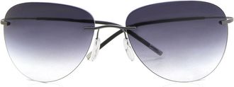 Silhouette 8697/75 6660 Mens Sunglasses Grey Size 62