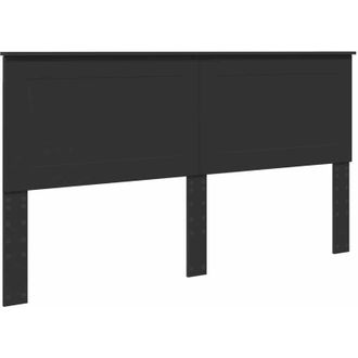 vidaXL Cabecero Roble Negro 200 Cm Madera Contrachapada Vidaxl
