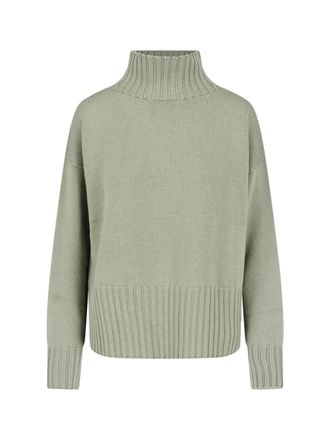 Drumohr Merino Wool Sweater With High Ribbed Turtleneck