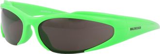 Balenciaga Unisex Sunglasses Bb0253s Green-Green-Grey Acetate Green/green/grey