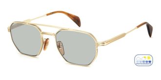 David Beckham DB 1229/S T5U/8J Mens Sunglasses Gold Size 52