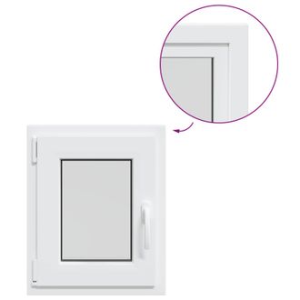 vidaXL Ventana De S&oacute;tano Risor 40 X 50 Cm Pvc Y Vidrio Vidaxl