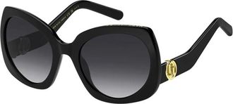 Marc Jacobs Zonnebril - Dames - Zonnebrillen - Zwart - 57 MM - Accessoires