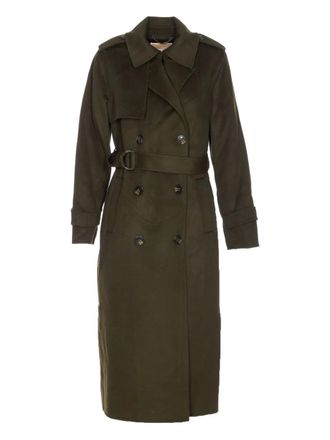 Michael Michael Kors Trench doppiopetto con cintura - Verde
