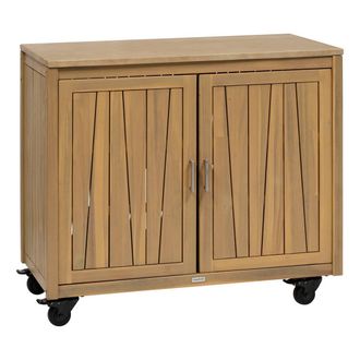 Hesperide Mueble De Cocina De Verano Lodgia 2 Puertas 50x100cm Madera De Acacia - Hesp&eacute;ride