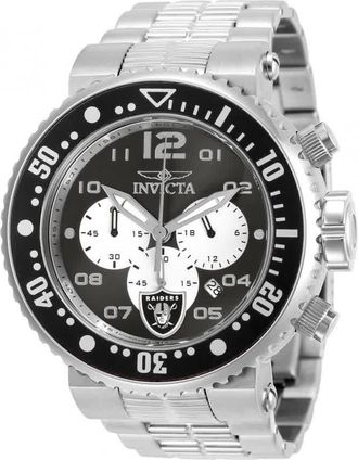 Invicta NFL Oakland Raiders Chronograph Quartz Mens Watch 30279