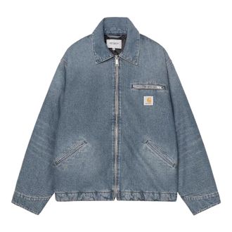 Carhartt Work in Progress Carhartt Wip, Denim Jackets, male, Blue, Size: XL OG Detroit Jacket