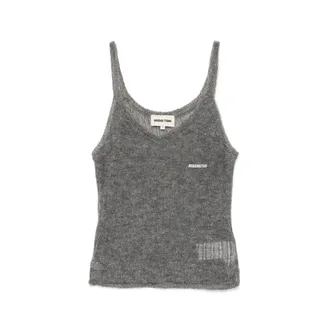 Shushu/Tong Knit Spaghetti-straps Top