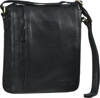 STILORD Paul Leather Shoulder Bag Men Vintage Messenger Bag for 13,3 inches MacBook Tablet Vertical Crossbody Bag for A4 Documents in Genuine Leather, Colour: