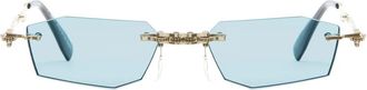 Kuboraum Mask H40 - Dames - Zonnebrillen - Geel - ONE Size - Accessoires