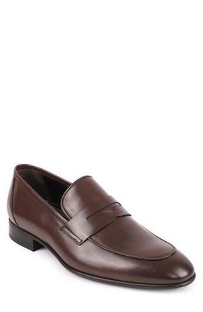 Vella Pais Decalle Penny Loafer in Dark Brown at Nordstrom Rack, Size 8