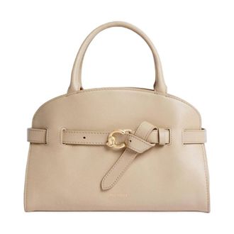 Coccinelle Sabine Handtas - Dames - Handtassen - Beige - ONE Size - Katoen - Tassen
