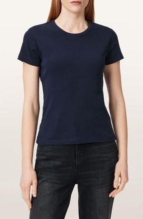 AllSaints Stevie Cotton T-Shirt in Midnight Blue at Nordstrom, Size X-Small
