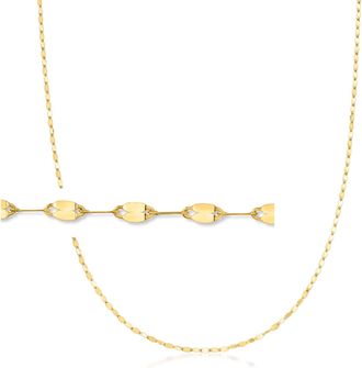 RS Pure by Ross-Simons Italian 14kt Yellow Gold Lumachina-Chain Necklace