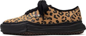 Miharayasuhiro BAKER OG Sole Leopard Canvas Low-top Sneaker Brown A10FW719-BRN