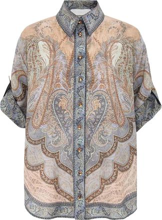 Zimmermann Wanderlust Short Sleeve Shirt