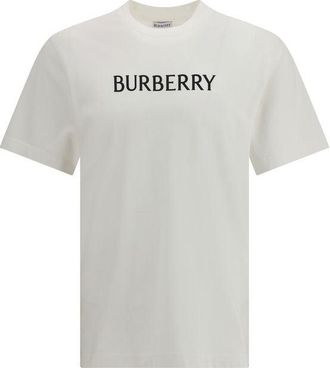 Burberry Witte Katoenen T-Shirt
