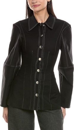 WeWoreWhat Weworewhat Structured Balloon Sleeve Shirt