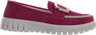 bernie mev. Womens Agatha Slip On Flat Shoes In Fuchsia
